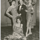 Stormé DeLarverie, surrounded by three female impersonators at the Roberts Show Club in Chicago circa 1958.